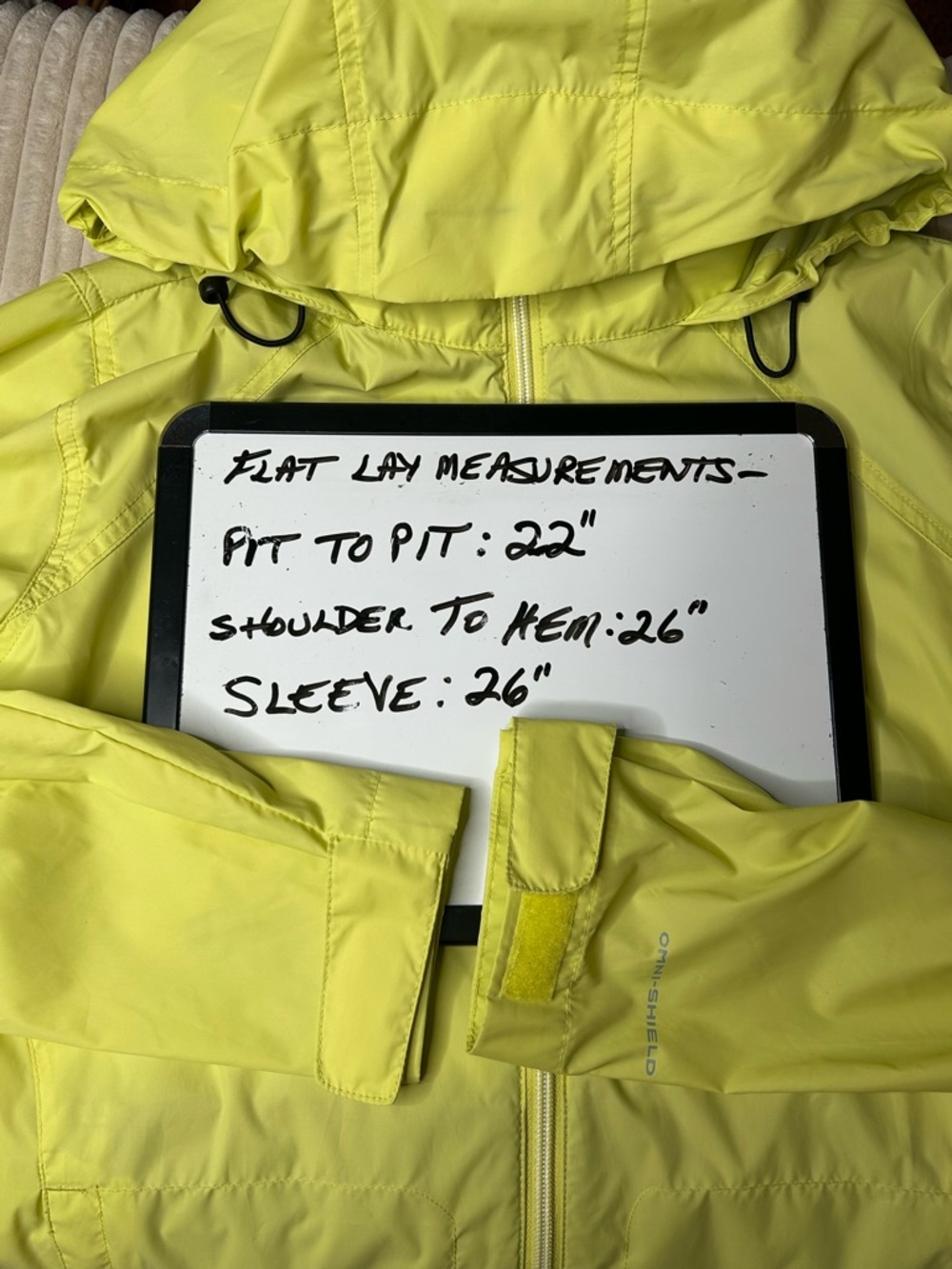 Columbia NEW Hooded Switchback Rain Jacket - Water Resistant Zip Front Hiking - Picture 17 of 17